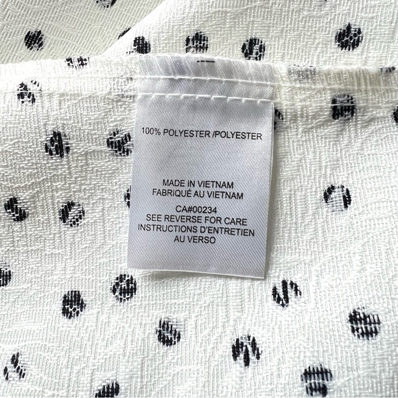 Gabby Skye White Black Polka Dot Fit and Flare Dress Sleeveless Cocktail Size 6 - Picture 13 of 13